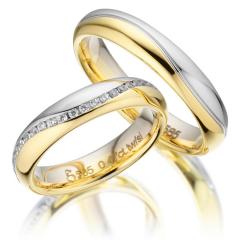 Simon & Söhne White gold yellow gold Marryring